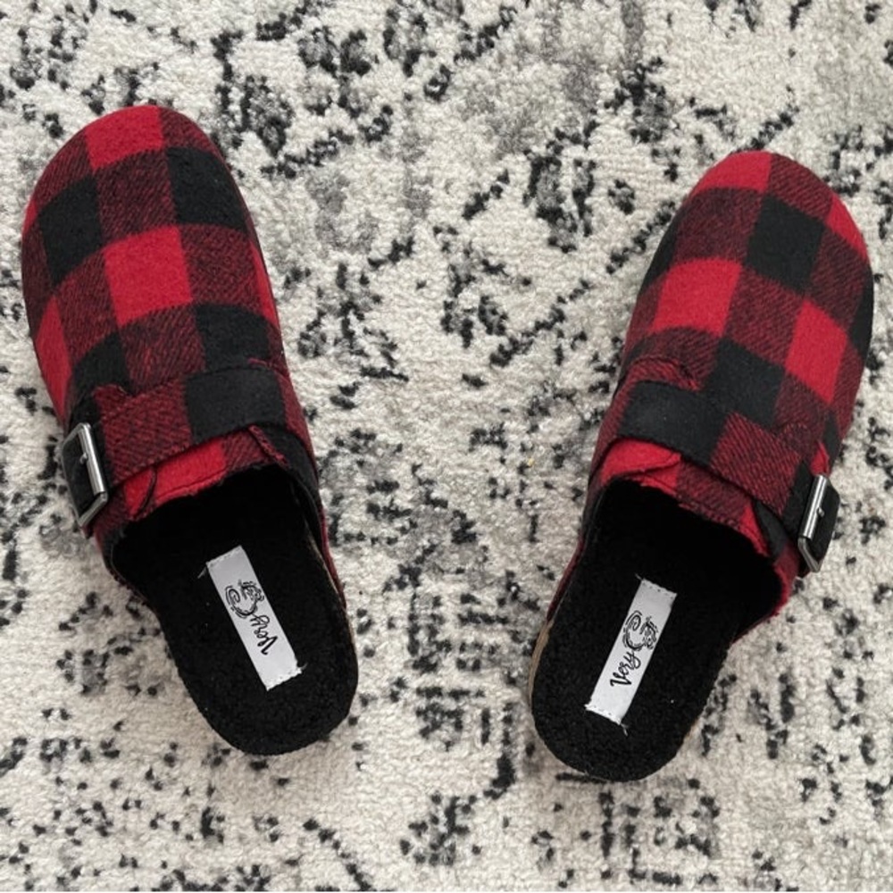 Plaid Slippers